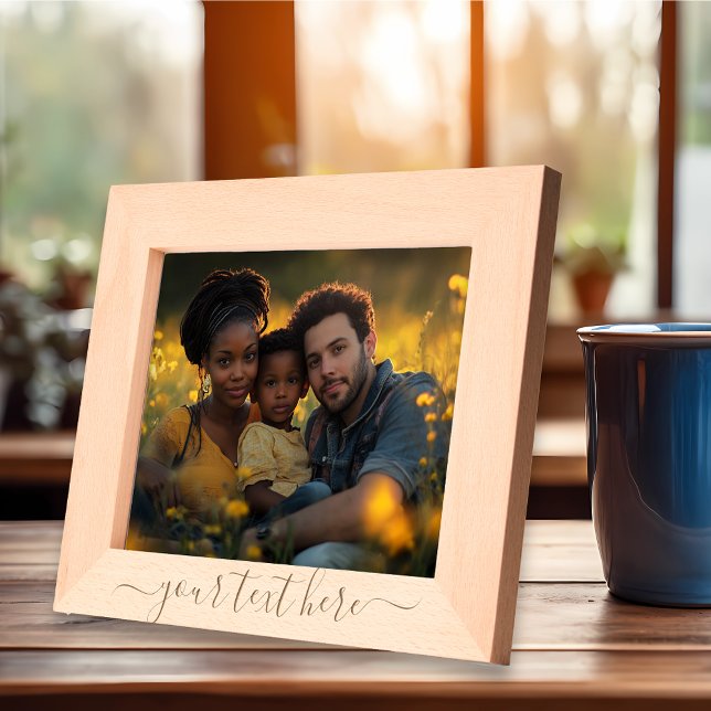 Personalisiertes TextSkript Geätzte Rahmen (Von Creator hochgeladen)