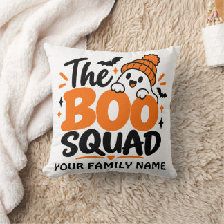 Personalisiertes The Boo Squad Halloween-Wurfkisse Kissen