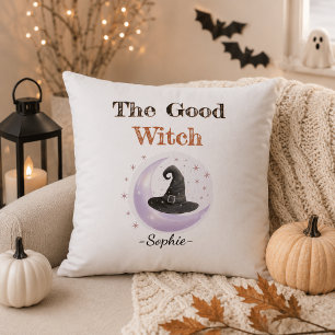 Personalisiertes The Good Witch – Halloween Kissen