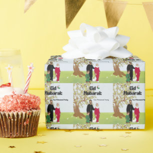 Personalisiertes Thema Eid Mubarak Free Palestine Geschenkpapier