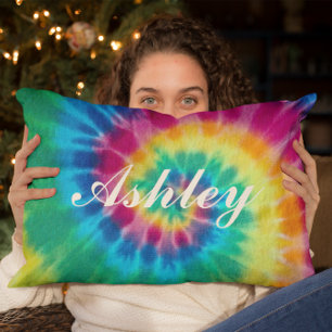 Personalisiertes Tie-Dye Zierkissen
