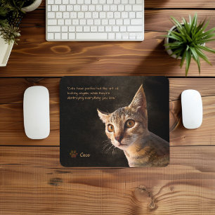 Personalisiertes Tier-Foto Cat Dog Benutzerdefinie Mousepad