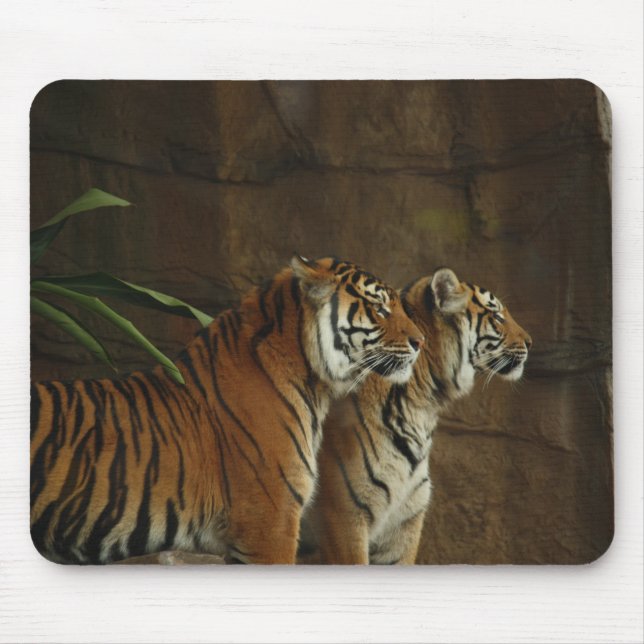 Personalisiertes Tiger Wildtier Mousepad (Vorne)