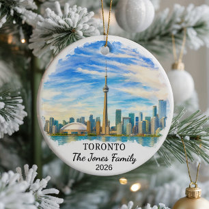 Personalisiertes Toronto-Keramik-Ornament, Benutze Keramik Ornament