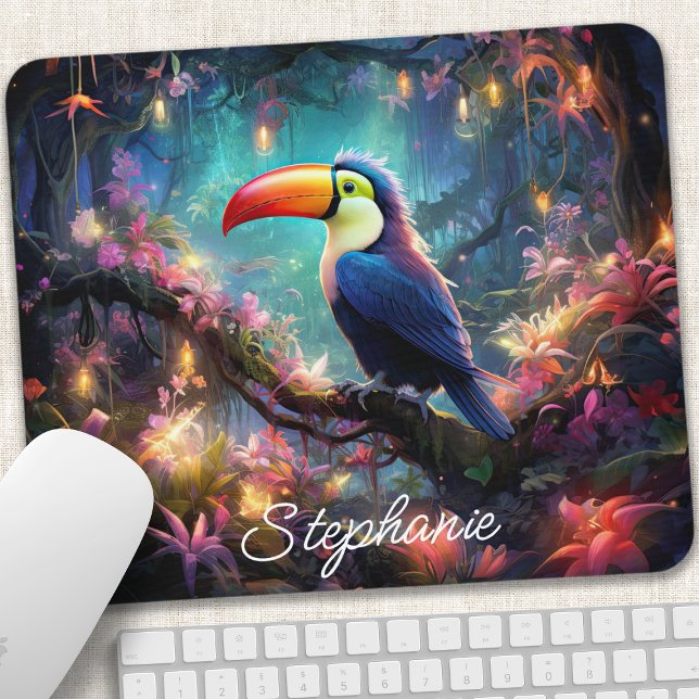 Personalisiertes Toucan Paradies Mousepad (Von Creator hochgeladen)