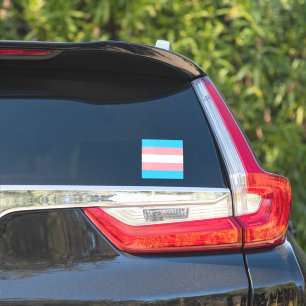 Personalisiertes Transgender-Flag Aufkleber