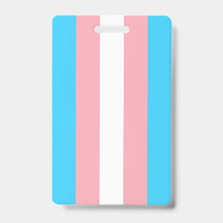 Personalisiertes Transgender-Flag Ausweis