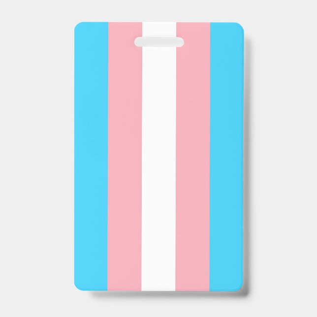 Personalisiertes Transgender-Flag Ausweis (Vorderseite)