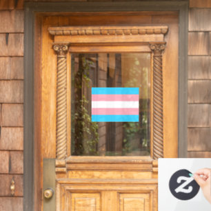 Personalisiertes Transgender-Flag Fensteraufkleber