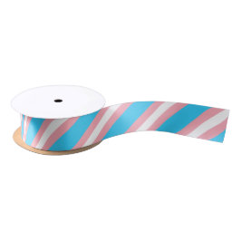 Personalisiertes Transgender-Flag Satinband