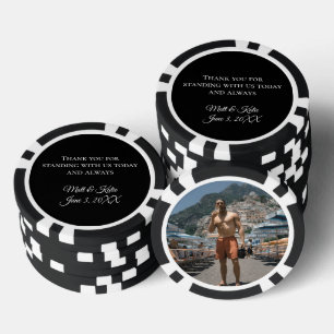 Personalisiertes Trauzeugen-Geschenk Golf Marker F Pokerchips