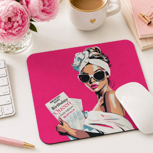 Personalisiertes Trend Geburtstagskönigin Mousepad