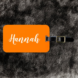 Personalisiertes Trend-Skript Individueller Name C Gepäckanhänger