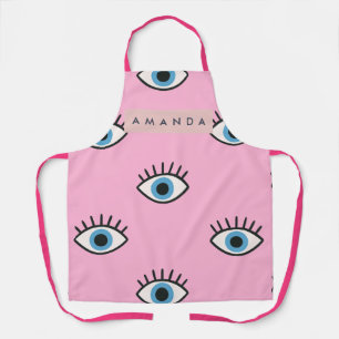 Personalisiertes Trendiges Böse-Augen-Pop-Art-Must Schürze
