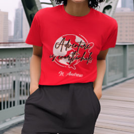 Personalisiertes Trendy Adventure-T-Shirt T-Shirt