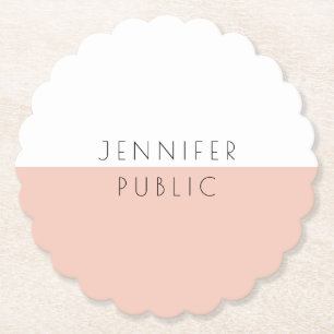 Personalisiertes Trendy Moderne Elegante einfache  Untersetzer