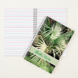 Personalisiertes Tropical Graphic Palm Tree Notebo Notizbuch