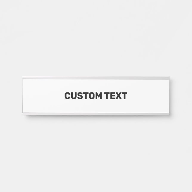 personalisiertes Türzeichen mit Ihrem benutzerdefi Türschild (Vorderseite )