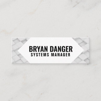 Personalisiertes Twitter "Box World" Mini Visitenkarte