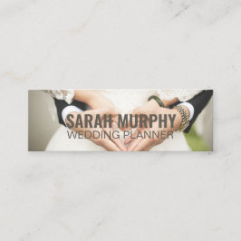 Personalisiertes Twitter "Hochzeitsplaner" Mini Visitenkarte