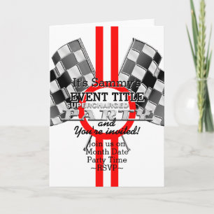 Personalisiertes überkomprimiertes Leistungs-Party Einladung