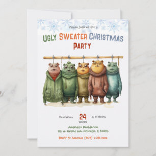 Personalisiertes Ugly Sweater Party Einladung