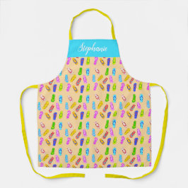 Personalisiertes Umgedreht Flop-Muster Schürze