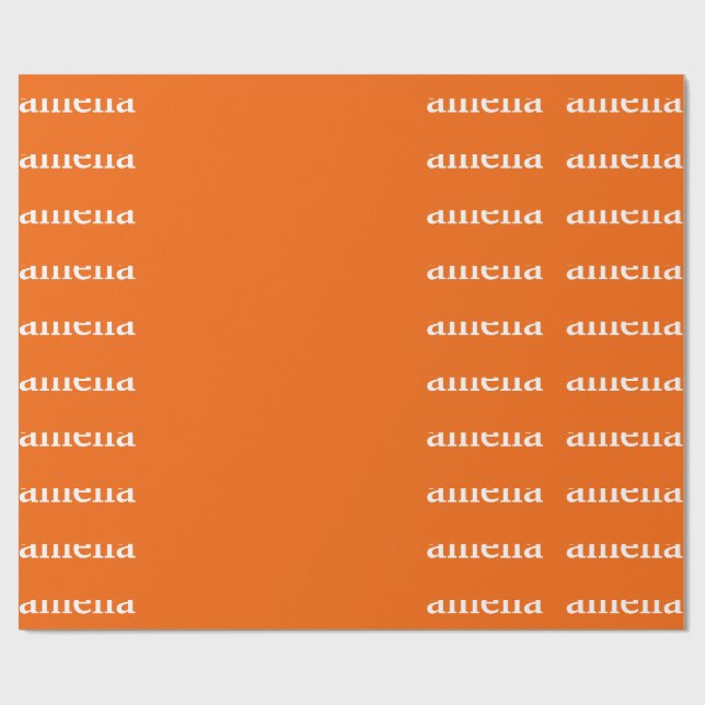 Personalisiertes Umreifungspapier mit wiederholtem Geschenkpapier (Flach)
