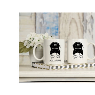 Personalisiertes unordentliches Knoblauchzeichen A Kaffeetasse