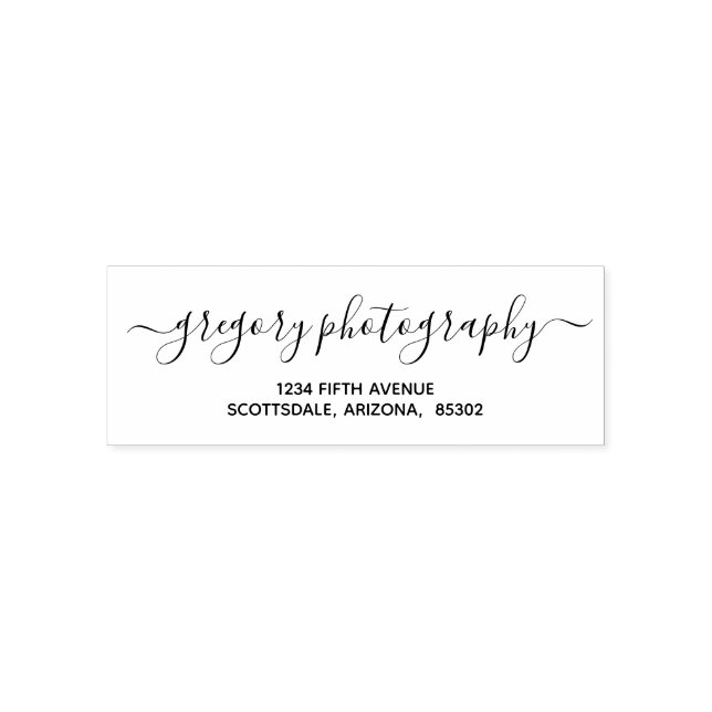 Personalisiertes Unternehmen / Rücksendeadresse Permastempel (Design)