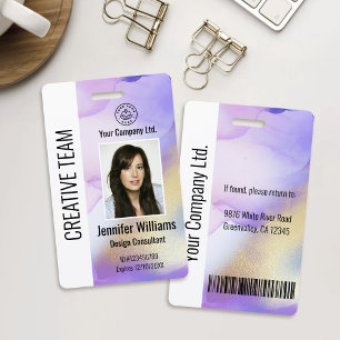 Personalisiertes unternehmensspezifisches Mitarbei Ausweis