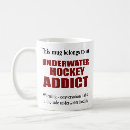 Personalisiertes Unterwasser-Hockey-Geschenk Kaffeetasse