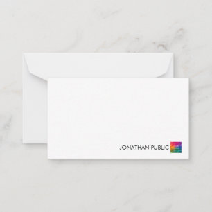 Personalisiertes Upload-Firmenlogo hier Mitteilungskarte