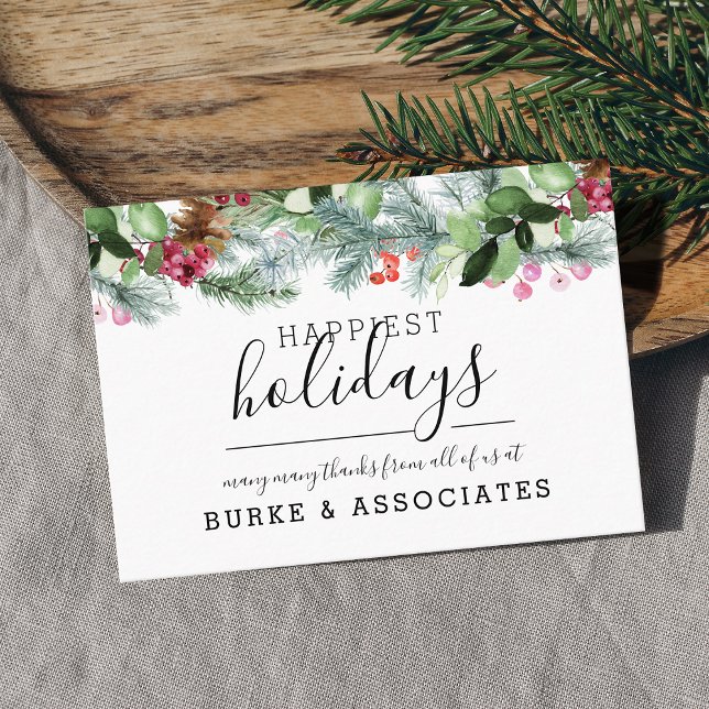 Personalisiertes Urlaubsgeschäft Visitenkarte (Holiday Business Personalized Business Card)