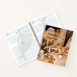 Personalisiertes Urlaubsrezeptbuch Notizbuch