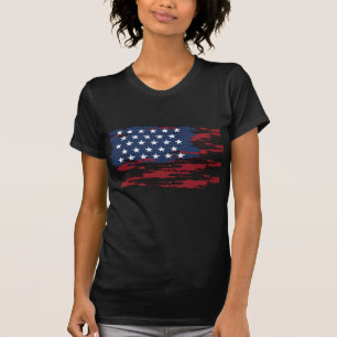 Personalisiertes USA-Flaggen-T-Shirt T-Shirt