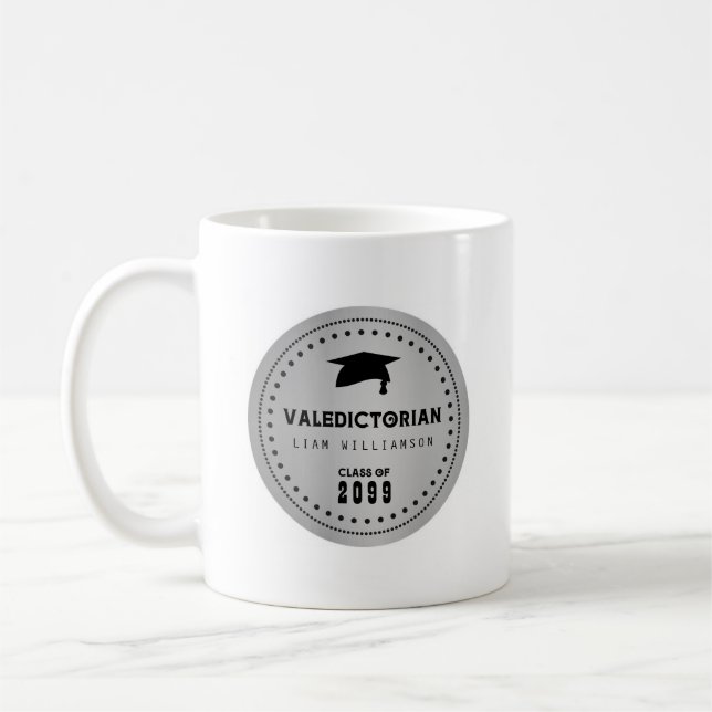 Personalisiertes valädiktorianisches Geschenk, sch Kaffeetasse (Links)