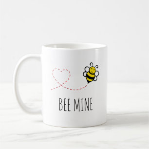 Personalisiertes Valentinangebot - Cartoon für Bi Kaffeetasse