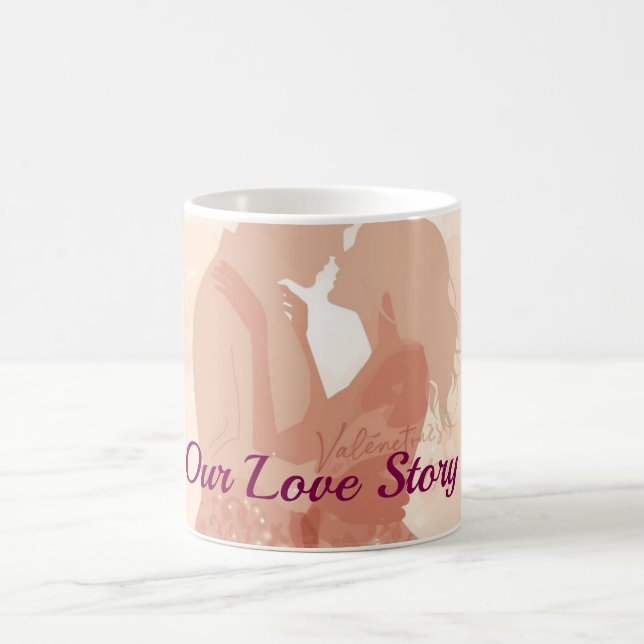 Personalisiertes Valentinsgeschenk für Ehefrau ode Kaffeetasse (Mittel)