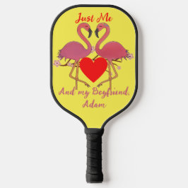personalisiertes Valentinspaar Pickleball Schläger