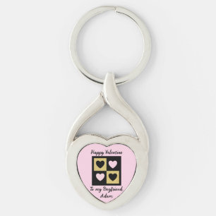 personalisiertes Valentinspaar Schlüsselanhänger