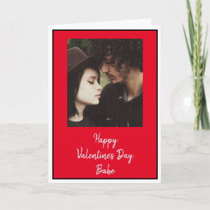 Personalisiertes Valentinstag-Foto Karte