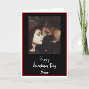 Personalisiertes Valentinstag-Foto Karte
