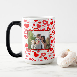 Personalisiertes Valentinstag-Foto Verwandlungstasse