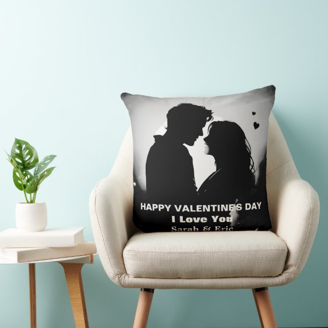 Personalisiertes Valentinstag-Geschenk Kissen (Stuhl )