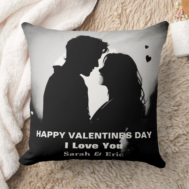 Personalisiertes Valentinstag-Geschenk Kissen (Decke)