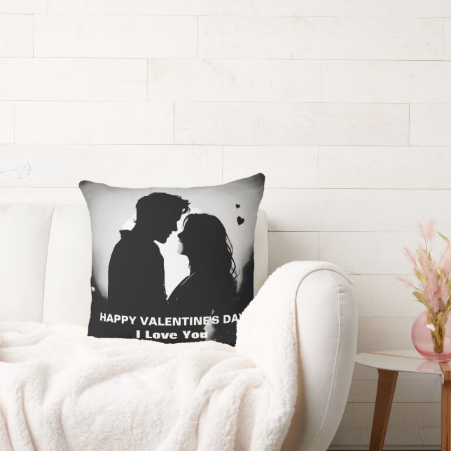 Personalisiertes Valentinstag-Geschenk Kissen (Liege)