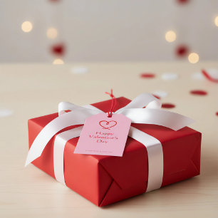 Personalisiertes Valentinstag-Geschenk-Tag mit Her Geschenkanhänger
