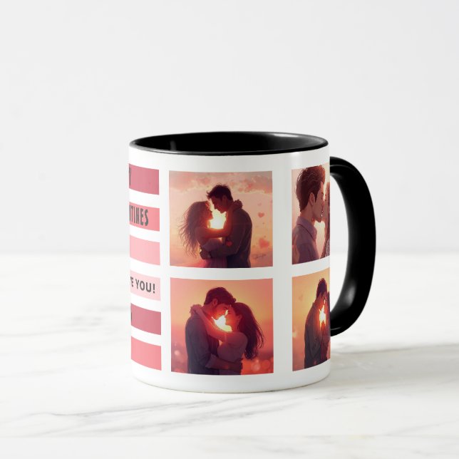 Personalisiertes Valentinstag-Geschenk Tasse (VorderseiteRechts)