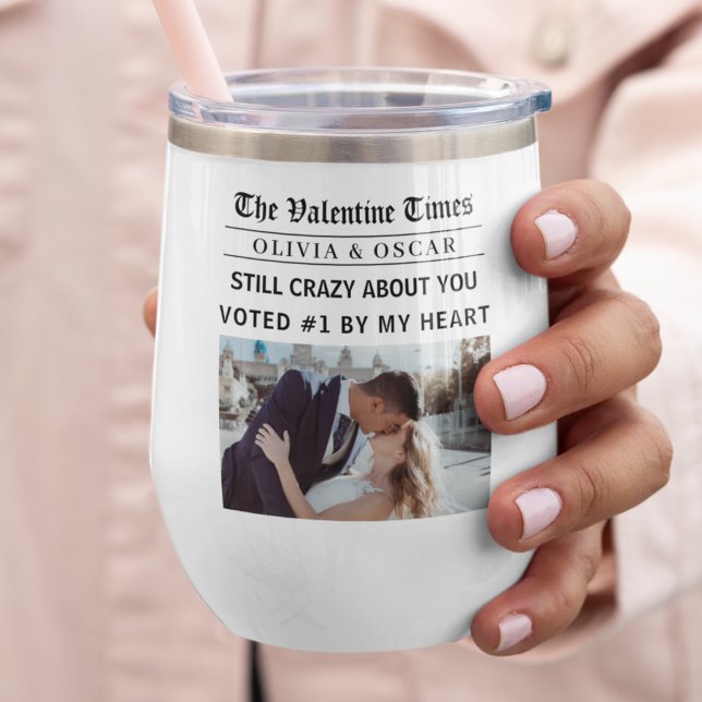 Personalisiertes Valentinstag-Zeitungsfoto (Von Creator hochgeladen)